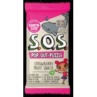 Earth & Co S.O.S. Pop-Out-Puzzle Fruit Snack - Strawberry